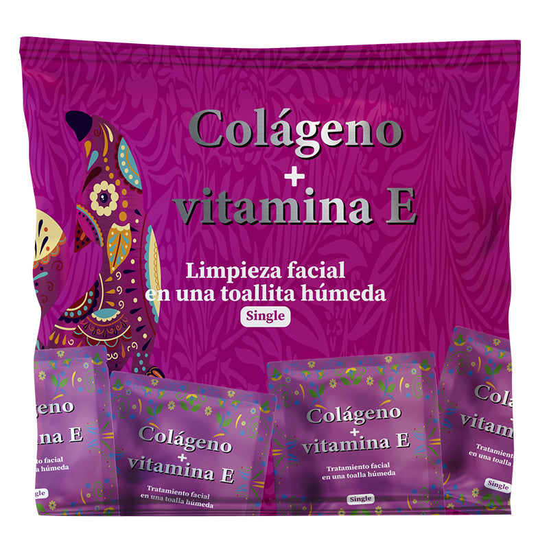 TOALLITAS HÚMEDAS / COLÁGENO + VITAMINA E