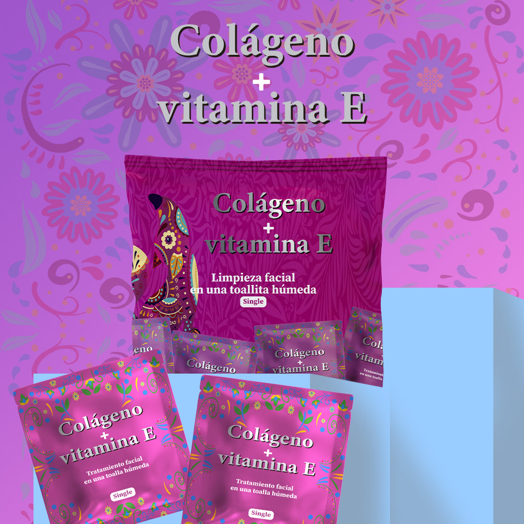TOALLITAS HÚMEDAS / COLÁGENO + VITAMINA E