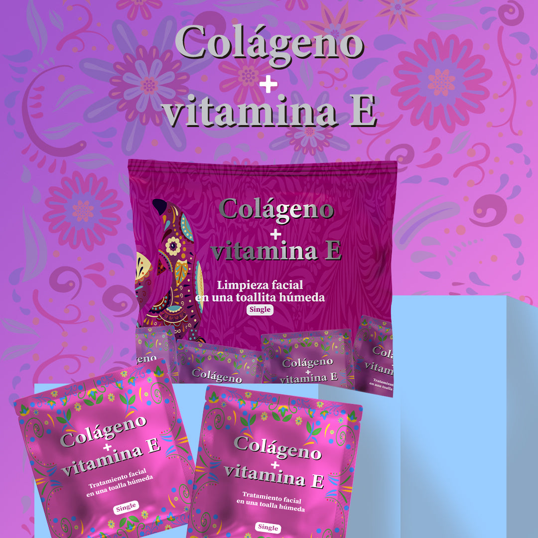 TOALLITAS HÚMEDAS / COLÁGENO + VITAMINA E